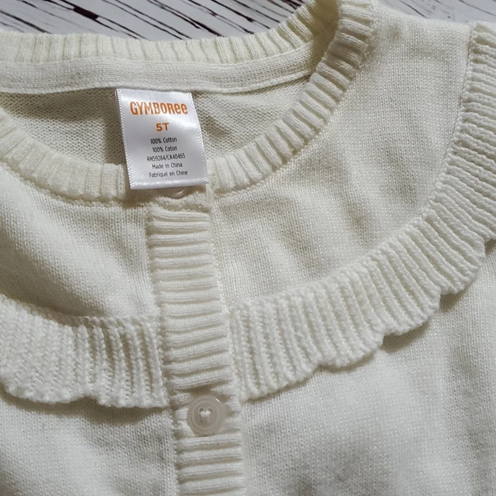 🆕️ GYMBOREE SKINNY JEANS AND CREAM CARDIGAN OUTFIT 👩